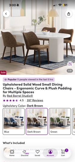 Solid wood chairs