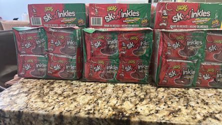 Mexican Candy 18 Boxes  $2.50each Lucas Skwinkles  Watermelon Candy
