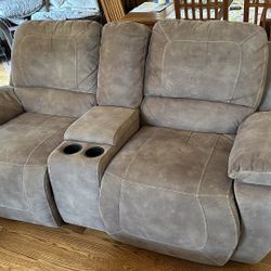 Two Steinhafels Power Recline Couches For Sale