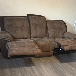 Comfy Electrical & Manual Recliner Set