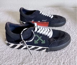 OFF WHITE Vulcanized Low Top Sneakers Size 11