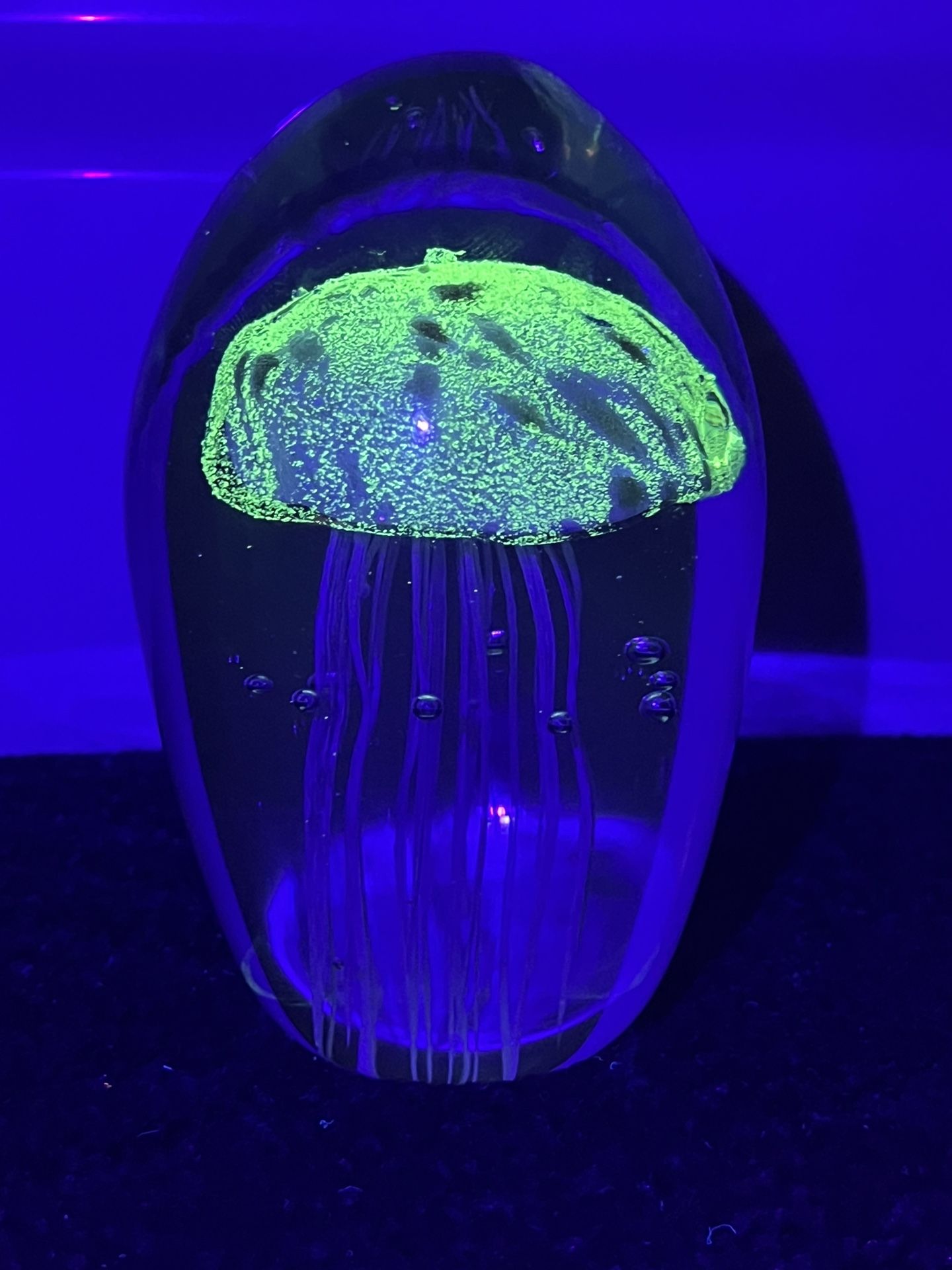 4.5” Glow In The Dark Jellyfish - UV Activated