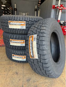 LT285/70/17 ARROYO AT 4 NEW TIRES INSTALLED ✅ INSTALADAS ✅ WE DO ALIGMENT ✅