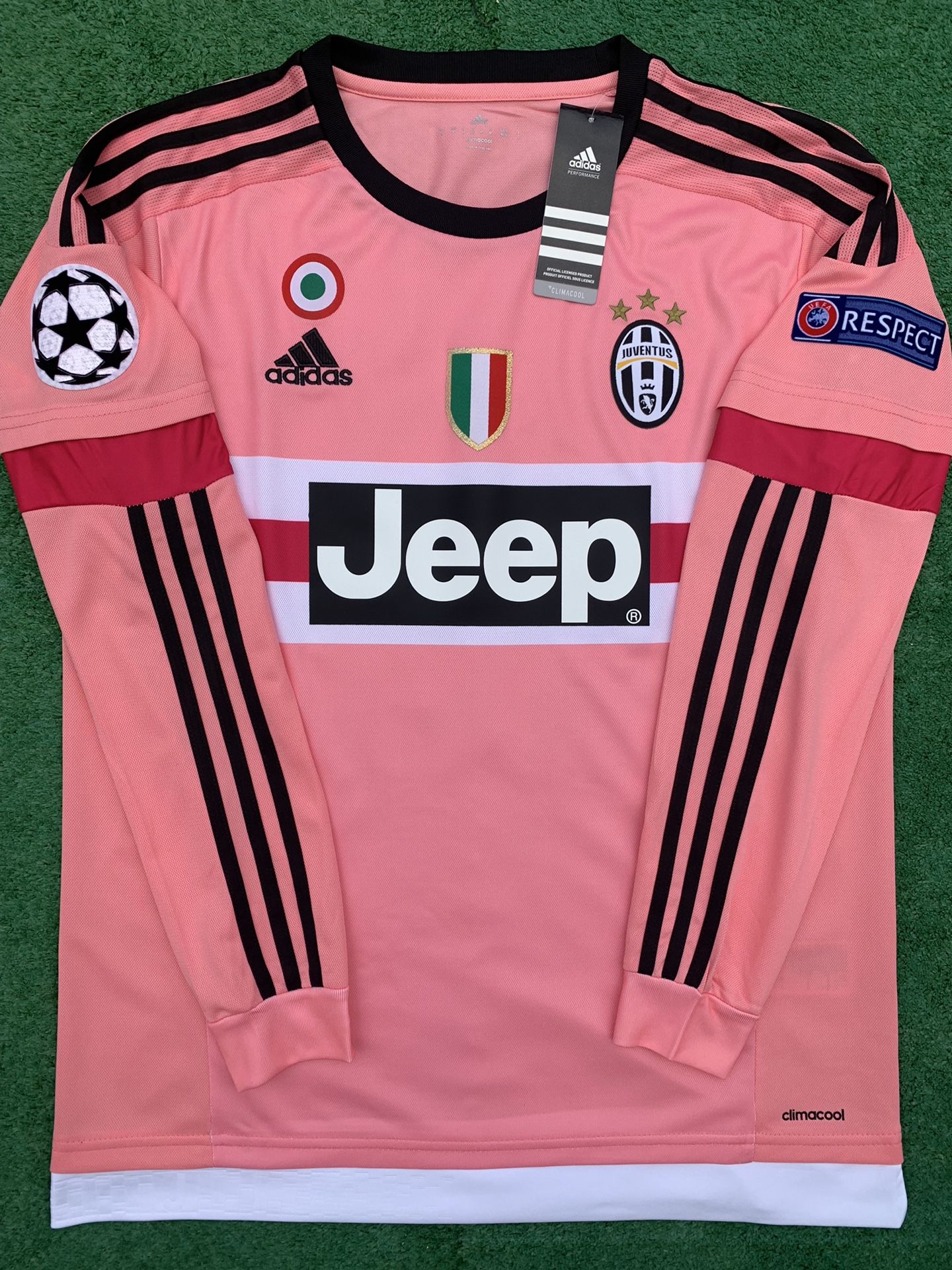 2015/16 Juventus away long sleeve soccer jersey