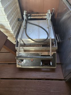 Star Pro-Max Panini Grill Sandwich Press Grooved