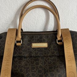 Brown And Gold Calvin’s Klein Bag 