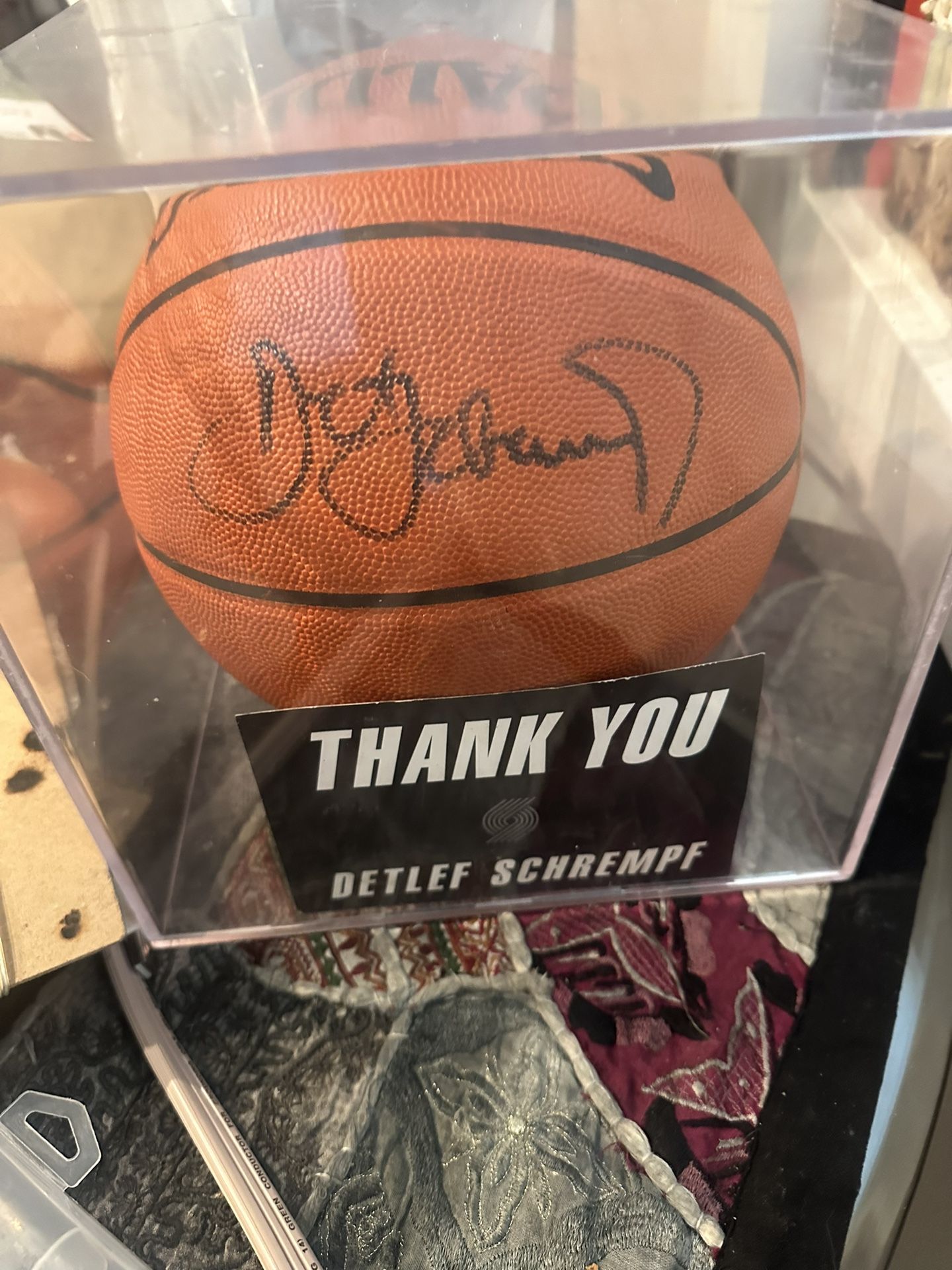 Detlef Schremph Autographed Ball