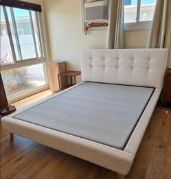 Queen bed and mattress