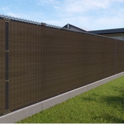 FENCE SCREEN 6'x50' Privacy Screen - BROWN 