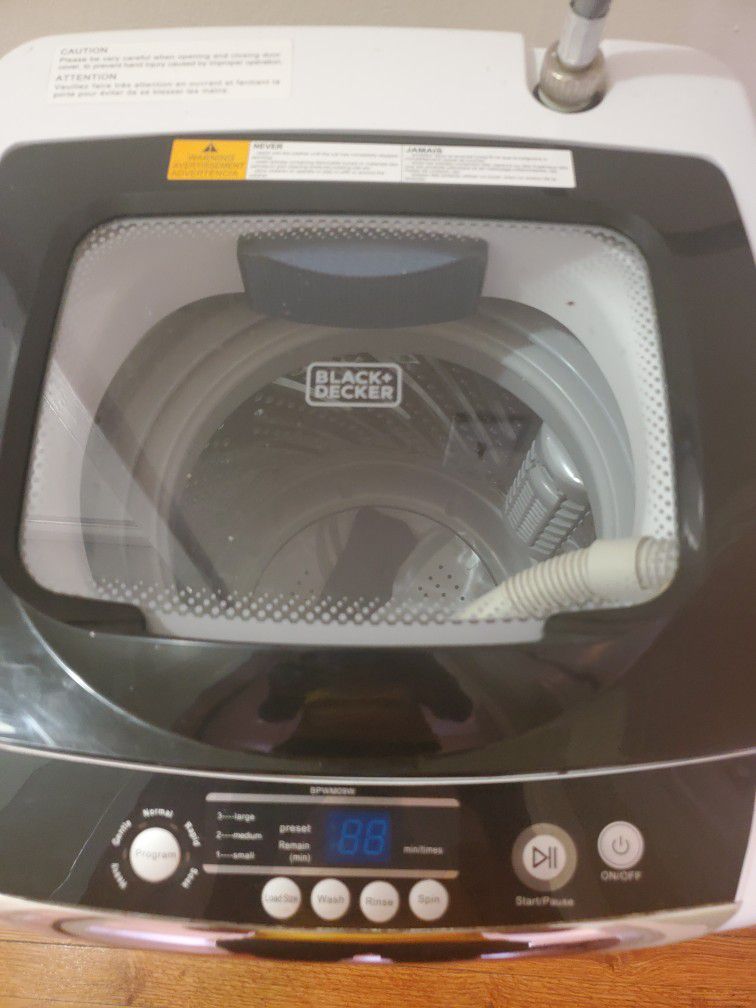 Washer black&decker portable washer - appliances - by owner - sale