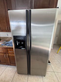 Frigidaire side-by-side classic series, refrigerator and freezer Frigidaire side-by-side classic series, refrigerator and freezer