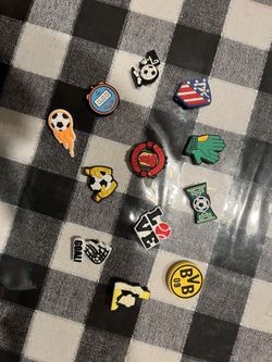 12 Pc Soccer Croc Charms Set (New)