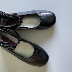 Girls Shoe Size 13 Black Patent Mary Jane Flats