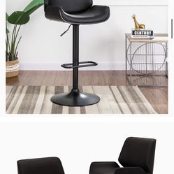 Black Bar Stool Chair