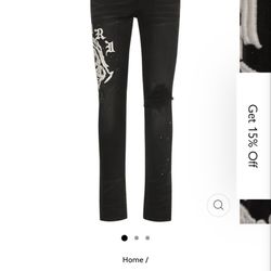 Size 30 Amiri Like New 