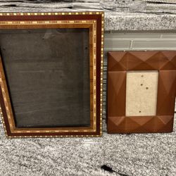 Set Of 2 Brown Photo/ Painting Frames 