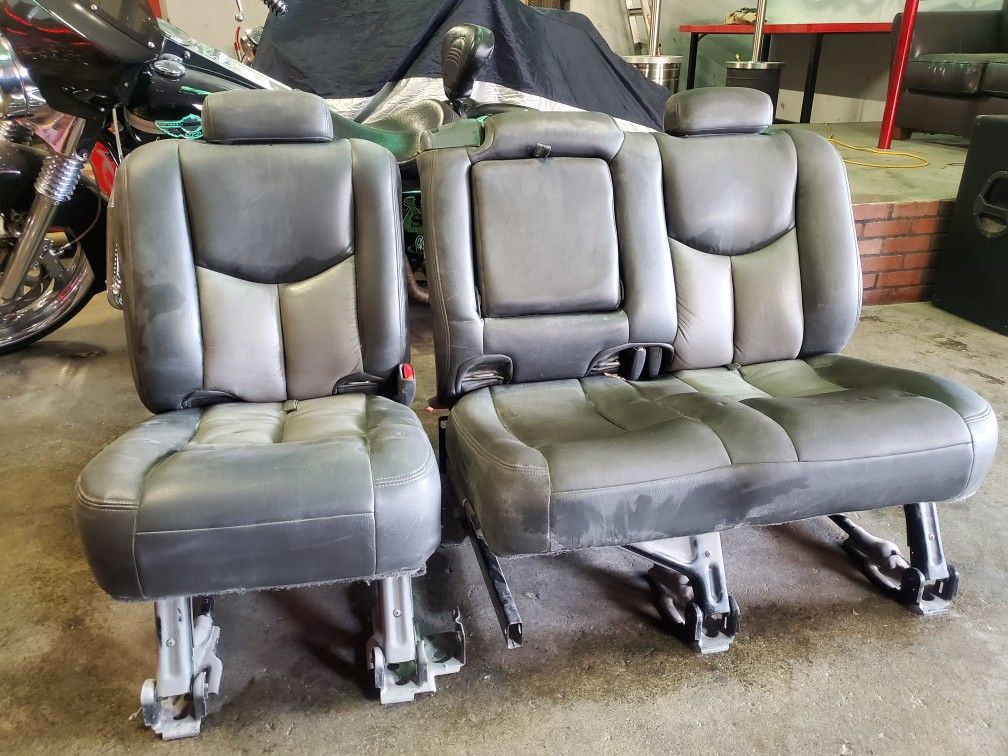 Silverado quad cab leather rear seats