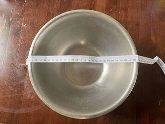 Used Large Stainless Steel Mixing Bowl