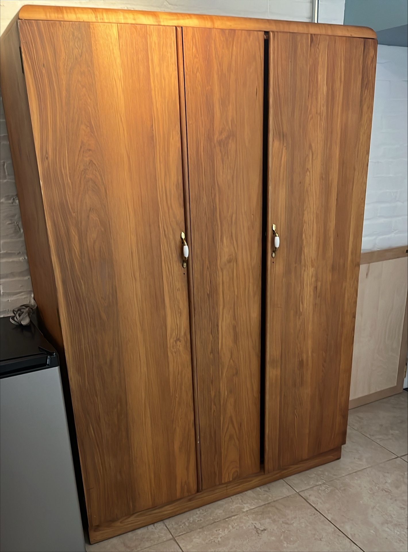 Solid Wood 2-Door Wardrobe – Spacious & Stylish – $120 OBO