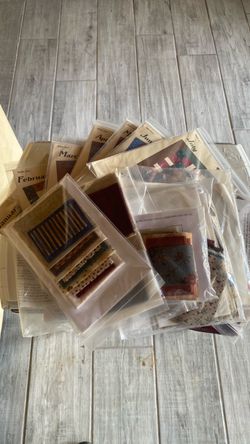 Huge quilt lot 19 kits crafts supply