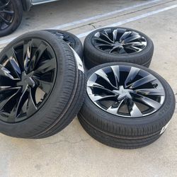 Tesla Model Y Helix Rims And Tires 20” Oem Factory Wheels Rines Y Llantas Nuevas Para Tesla Modelo Y Helix 