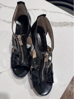 Michael Kors zippered heel