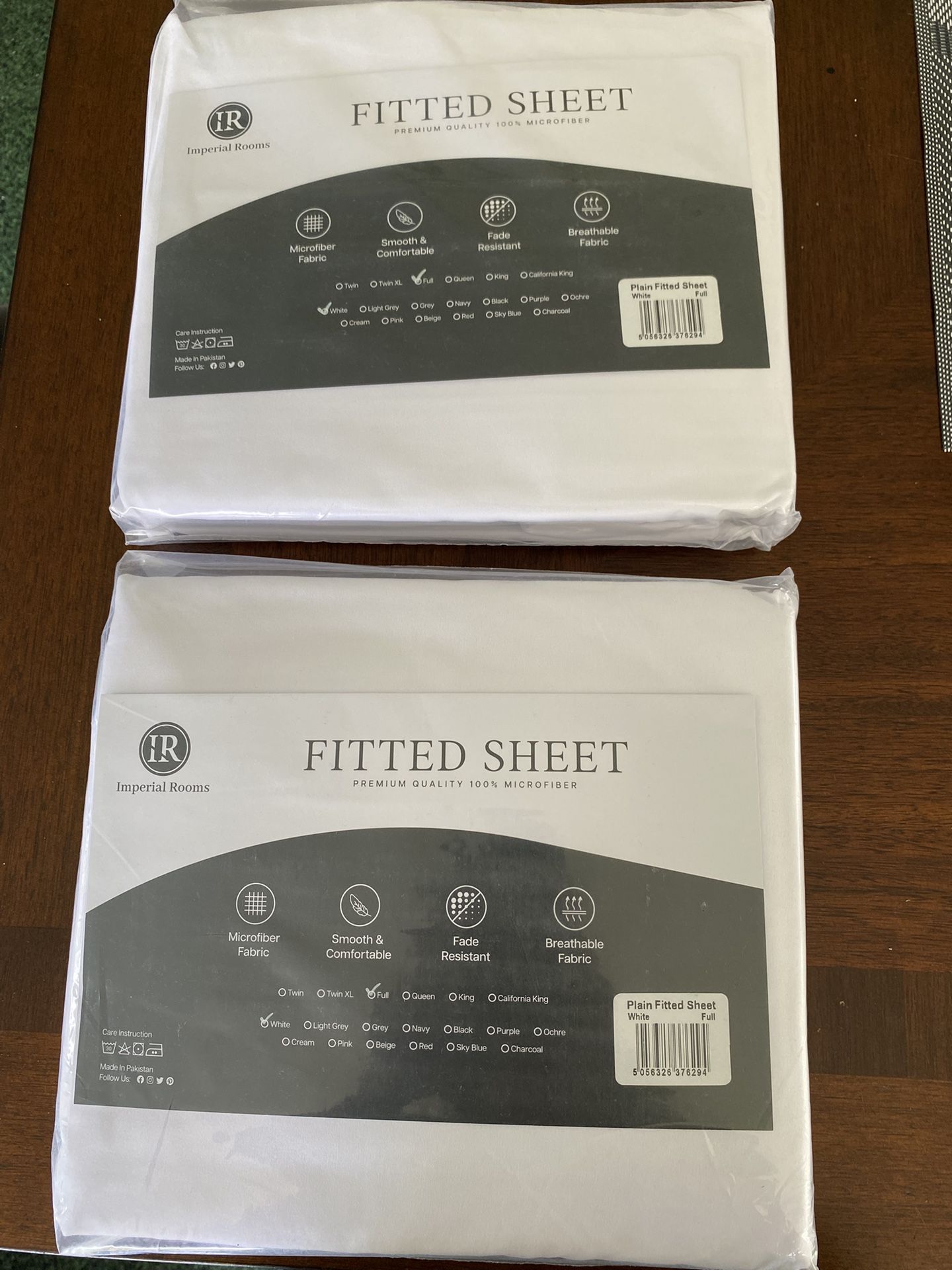 New Full Sized Fitted Bed Sheets Bundle