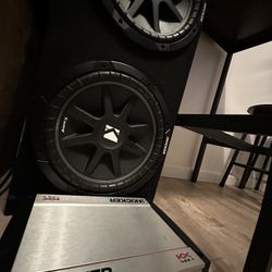 (12) kicker comp subwoofer Speakers & Kicker amp!!