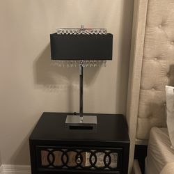 Black And Silver Lamp