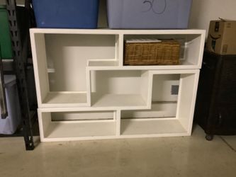 Oak L shelves