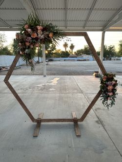 Wood Wedding Arch