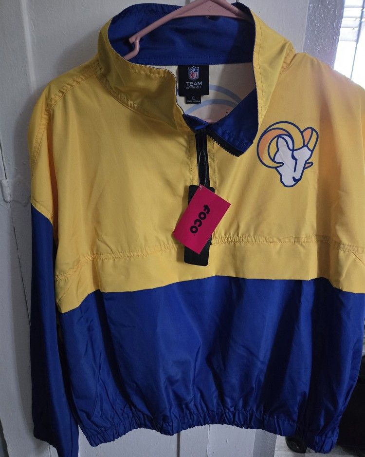 Rams Women's Cropped Windbreaker Jacket