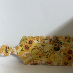 Handmade Sunflower Napkins Cutting Board Decoration 
