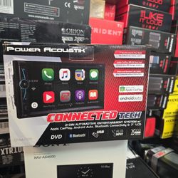 Power Acoustic Power Acoustik CPAA-70M 7 Double Din Fixed Face Touchscreen Mechless Receiver with Blue Tooth
