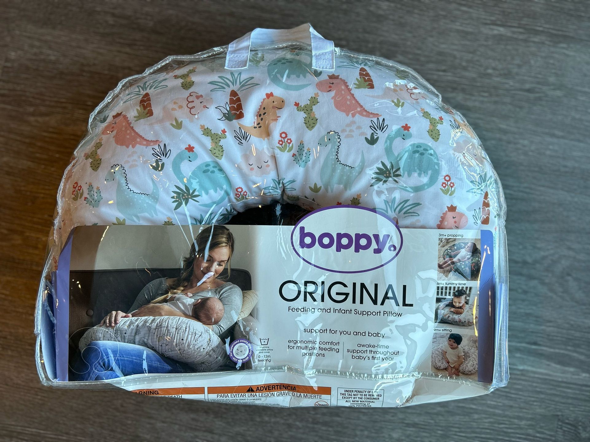 Like New Boppy Pillow w/ removable cover & 2 more covers