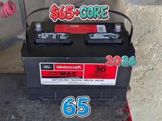 Car Battery Group Size 65