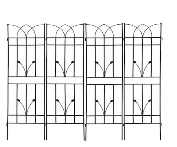 BRAND NEW
Sudzendf
71 in. 4 Pack Brown Metal Garden Trellis Rustproof Trellis Outdoor Flower Support,Model # 2724W7482
