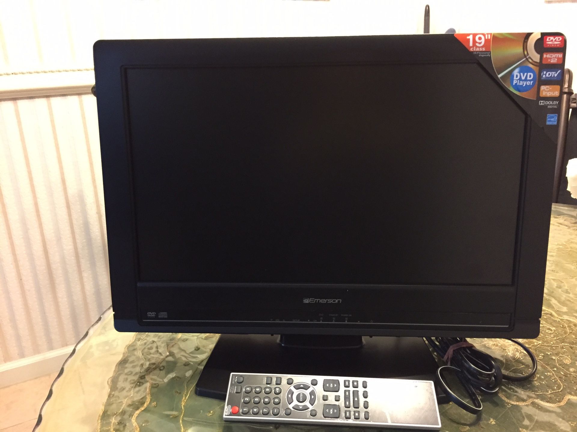 Tv with DVD player