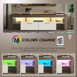 Multi Color LED TV Stand
