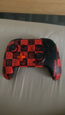 Pro glow in the dark super Mario switch controller