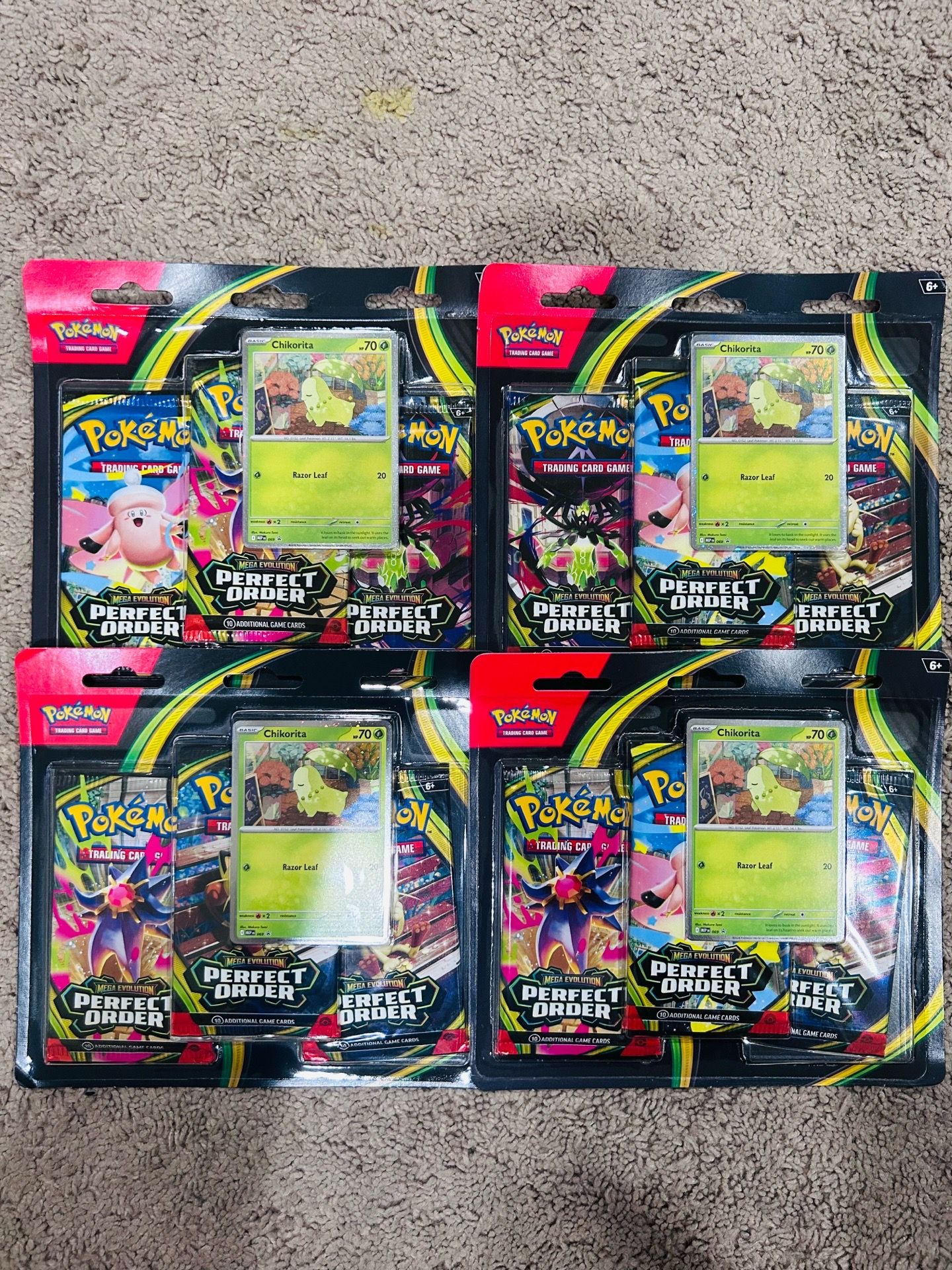 Pokemon Perfect Order 3 Pack Blister