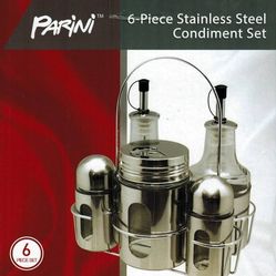 Stainless Steel Condiment Set