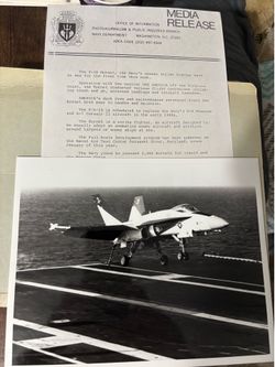 F-18 Hornet photos & Media release 1979