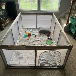 Baby Playpen with Mat   74 x50
