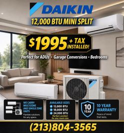 Daikin Mini split and AC
