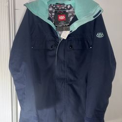 Ladies 686 Medium Snowboarding Jacket NWT