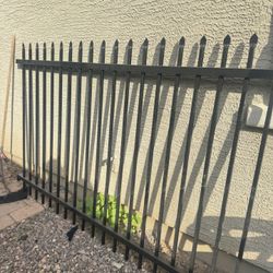 Metal Fence Partially  New 