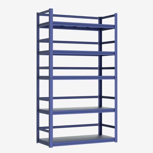 40in x 18in Heavy Duty Garage Shelving, 5 Tier Industrial Storage Shelves Racks, Adjustable shelve