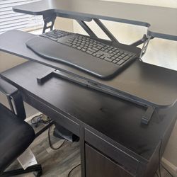 Office Desk With Topper And Chair 