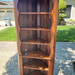 Rustic Corner Shelf 